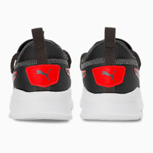 Manor V2 Men's Sneakers, Dark Shadow-High Risk Red-PUMA White, extralarge-IND