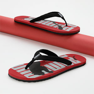 Cloud Men's Flip-Flops, Chili Oil-PUMA Black-Quarry, extralarge-IND