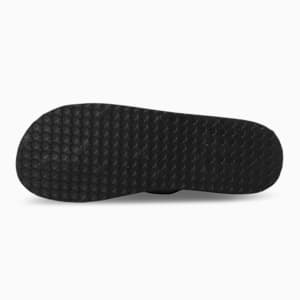 PUMA Logo Men's Flip-Flops, Limestone-QUIET SHADE-PUMA Black, extralarge-IND