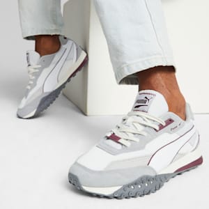 Blktop Rider Pop Men's Sneakers, Feather Gray-Cool Mid Gray, extralarge