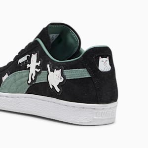 PUMA x RIPNDIP Suede Unisex Sneakers, PUMA Black-Eucalyptus, extralarge-IND