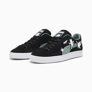 PUMA x RIPNDIP Suede Unisex Sneakers, PUMA Black-Eucalyptus, extralarge-IND