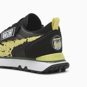 PUMA x SPONGEBOB SQUAREPANTS Rider FV Youth Sneakers, Shadow Gray-Lemon Meringue, extralarge-IND