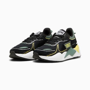 キッズ PUMA x スポンジ・ボブ RS-X スニーカー 22-25cm, PUMA Black-Lemon Meringue, extralarge-JPN