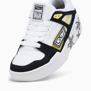 PUMA x SPONGEBOB SQUAREPANTS Slipstream Big Kids' Sneakers, PUMA White-PUMA Black, extralarge