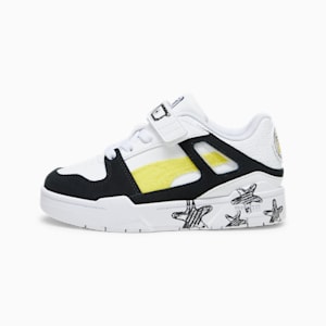 Tenis deportivos para niños Slipstream PUMA x SPONGEBOB SQUAREPANTS, PUMA White-PUMA Black, extralarge