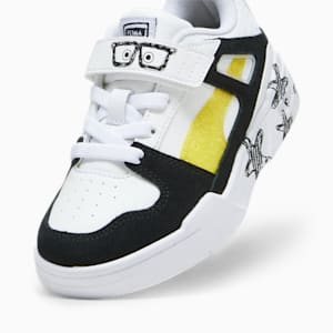 PUMA x SPONGEBOB SQUAREPANTS Slipstream Little Kids' Sneakers, PUMA White-PUMA Black, extralarge