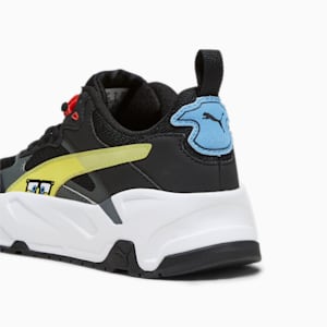PUMA x SPONGEBOB SQUAREPANTS Trinity Youth Sneakers, PUMA Black-Celandine-Shadow Gray, extralarge-IND