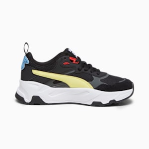キッズ PUMA x スポンジ・ボブ トリニティ スニーカー 22-25cm, PUMA Black-Celandine-Shadow Gray, extralarge-JPN