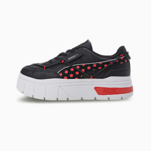 PUMA x MIRACULOUS Mayze Stack Youth Sneakers, PUMA Black-PUMA Red, extralarge-IND