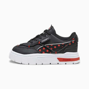 PUMA x MIRACULOUS Mayze Stack Kids' Sneakers, PUMA Black-PUMA Red, extralarge-IND