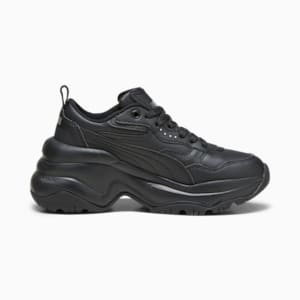 ウィメンズ シリア ウェッジ スニーカー, PUMA Black-PUMA Black-PUMA Silver, extralarge-JPN