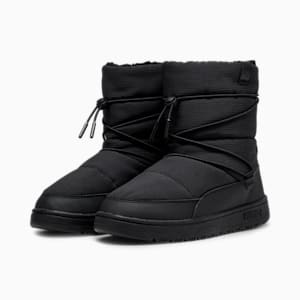 Snowbae Women's Boots, PUMA Black-Shadow Gray, extralarge