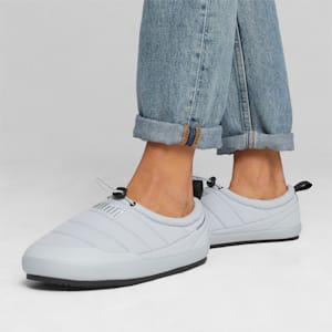 Tuff Padded Plus Over The Clouds Slippers, Platinum Gray-PUMA Black, extralarge-GBR