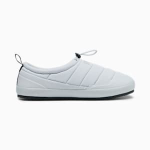 ユニセックス プーマ タフ パデッド プラス オーバー ザ クラウド スリッパ, Platinum Gray-PUMA Black, extralarge-JPN