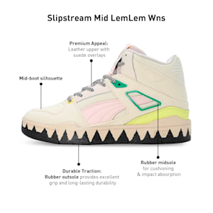 PUMA x lemlem Slipstream Mid Women's Sneakers, Ghost Pepper-Frosty Pink, extralarge-IND