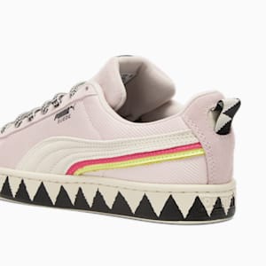 Tenis casuales de gamuza PUMA x LEMLEM para mujer, Frosty Pink-Ghost Pepper, extralarge