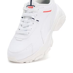 ウィメンズ カシーア ヴィア スニーカー, PUMA White-PUMA White-PUMA Red