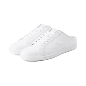 ユニセックス スマッシュ キャット SL ミュール スニーカー, PUMA White-Feather Gray, extralarge-JPN