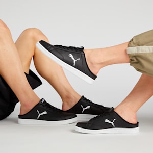 ユニセックス スマッシュ キャット SL ミュール スニーカー, PUMA Black-PUMA White, extralarge-JPN