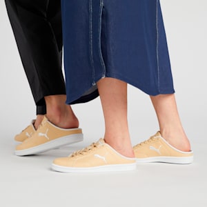 ユニセックス スマッシュ キャット SL ミュール スニーカー, Pebble-PUMA White, extralarge-JPN