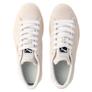 ウィメンズ PUMA x MERCURY DUO スウェード クラシック XXI スニーカー, Feather Gray-Frosted Ivory