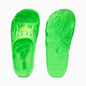Sandalias de básquetbol MB.03, PUMA Green-Fluro Yellow Pes-Fluro Green Pes, extragrande