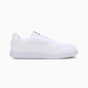 PUMA Punch Unisex Sneakers, Puma White-Puma White, extralarge-IND