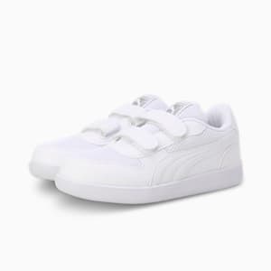 PUMA Punch Youth Sneakers, Puma White-Puma White, extralarge-IND