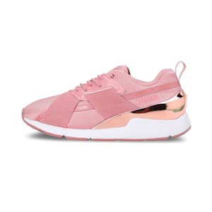 Muse X-2 Metallic V1 Women's Sneakers, Foxglove-PUMA White-Copper Rose, extralarge-IND