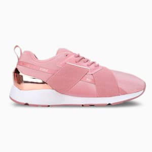 Muse X-2 Metallic V1 Women's Sneakers, Foxglove-PUMA White-Copper Rose, extralarge-IND