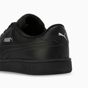 Smashic Unisex Sneakers, PUMA Black-Matte Silver, extralarge-IND
