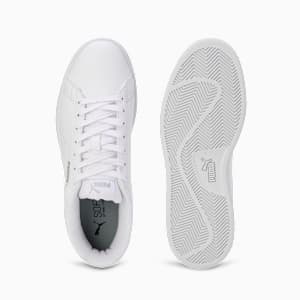 Smashic Unisex Sneakers, PUMA White-Matte Silver, extralarge-IND