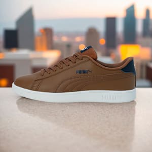 Smashic Soft Suede Sneakers, Haute Coffee-Club Navy-PUMA Navy, extralarge-IND
