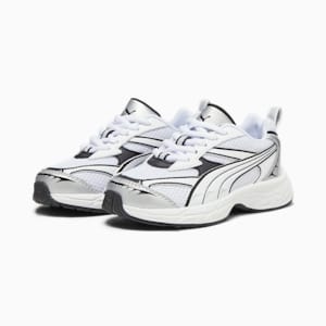 Morphic Basic Little Kids' Sneakers, Feather Gray-PUMA Black, extralarge