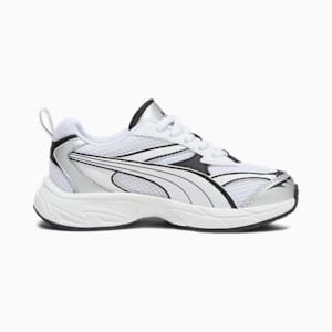 Morphic Basic Little Kids' Sneakers, Feather Gray-PUMA Black, extralarge