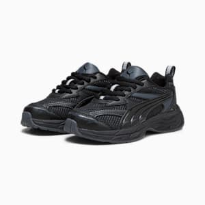 Morphic Basic Little Kids' Sneakers, PUMA Black-Strong Gray, extralarge
