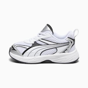 Morphic Base Toddlers' Sneakers, Feather Gray-PUMA Black, extralarge-GBR