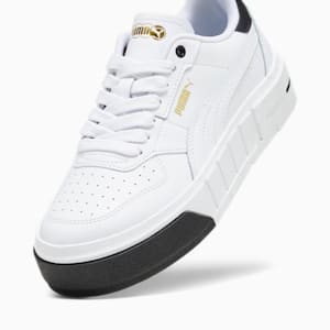 PUMA Cali Court Big Kids' Leather Sneakers, PUMA White-PUMA Black, extralarge