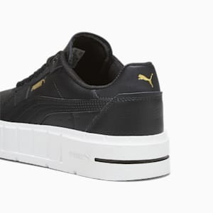 PUMA Cali Court Big Kids' Leather Sneakers, PUMA Black-PUMA White, extralarge