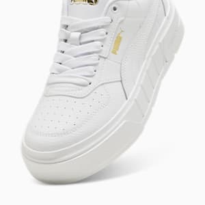 Sneakers en cuir PUMA Cali Court, jeunes, PUMA White-PUMA Gold, extralarge