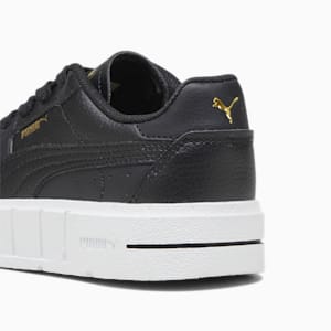 PUMA Cali Court Little Kids' Leather Sneakers, PUMA Black-PUMA White, extralarge