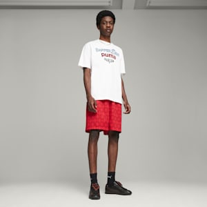 PUMA x DAPPER DAN Clyde Unisex Sneakers, PUMA Black-PUMA Black-Burnt Red, extralarge-IND