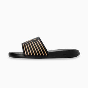Geo Slides, PUMA Black-Metallic Gold, extralarge-IND