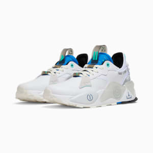 RS-XL Playlist Men's Sneakers, PUMA White-Ultra Blue-Feather Gray, extralarge