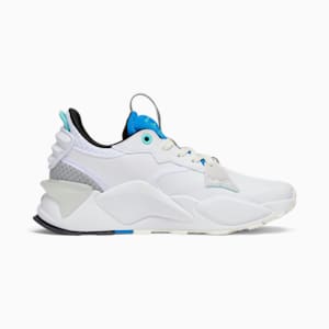 RS-XL Playlist Men's Sneakers, PUMA White-Ultra Blue-Feather Gray, extralarge