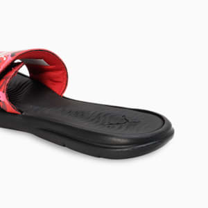 Ceres Women's Slides, PUMA Black-Dark Jasper-Astro Red, extralarge-IND