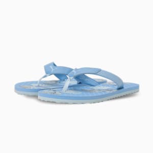 Venice V1 Women's Flip-Flops, Blissful Blue-Future Pink-Galaxy Pink, extralarge-IND