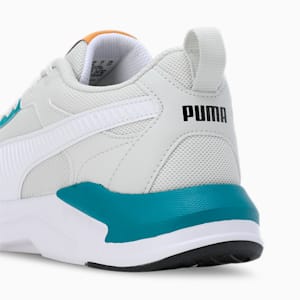 PUMA X-Ray Fluido Men's Sneakers, PUMA White-Sedate Gray-Green Lagoon, extralarge-IND