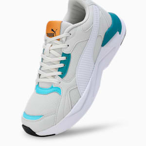 PUMA X-Ray Fluido Men's Sneakers, PUMA White-Sedate Gray-Green Lagoon, extralarge-IND